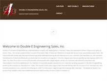Tablet Screenshot of double-e-engineering.com